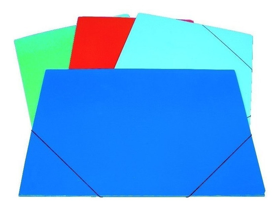 CARPETA 3 SOLAPAS C/ELASTICO PLASTICA N5